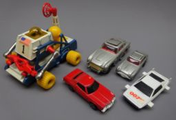 Corgi - four James Bond die-cast models comprising Diamonds Are Forever Moonbuggy No.