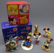 Disney - two Royal Doulton Mickey Mouse Collection 70th Anniversary figures of Goofy and Pluto,