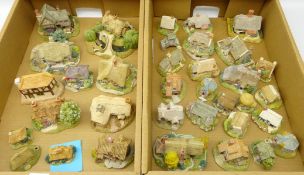 Thirty-five Lilliput Lane Cottages, English/ British Collection, all boxed,