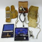 Medical Equipment - The 'Barton' Sphygmomanometer, Hamblin Ophthalmoscope, Everready Otoscope,