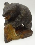 Carved softwood model of a Bear in the Black Forest style,