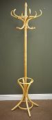 Light wood hat and coat stand, H185cm Condition Report <a href='//www.