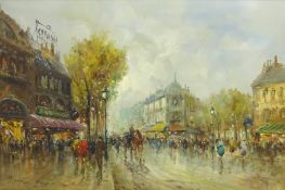 Parisian Street Scene,