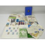 Collection of Great British and World stamps including; various useable postage presentation packs,