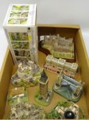 Eight Lilliput Lane British Heritage Collection comprising; two Edinburgh Castle, boxed with deed,