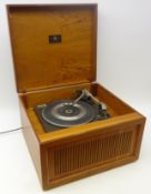 Dynatron AT6 MK II A record player in teak case,