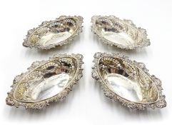 Set of four Edwardian silver,