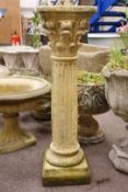 Composite stone Corinthium column, H92cm Condition Report <a href='//www.