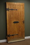 Oak exterior door,