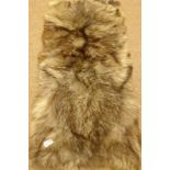 Rectangular goat skin rug, 165cm x 75cm Condition Report <a href='//www.