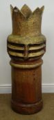 Crown top chimney pot, H112cm Condition Report <a href='//www.davidduggleby.