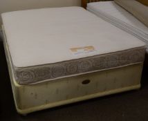 4'6" double divan base bed with drawers and a Coniston Memory No Turn mattress Condition