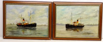 Ships Portraits - SS Irwell and one other,