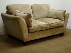 Barker & Stonehouse two seat sofa, upholstered in champagne fabric (W183cm),