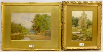 'By the Burnside', watercolour signed by John Hodgson Campbell (British 1855-1927), titled verso,