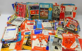 Collection of assorted football programmes, 1960s & 70s including F.