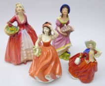 Two Royal Doulton figures Janet & Autumn Breezes,