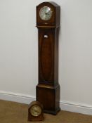 Early 20th century oak granddaughter clock,