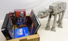 Star Wars Collectables - AT-AT Walker, Revenge of the Sith General Grievous boxed figure,