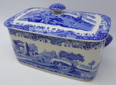 Spode Italian Bread bin and cover,