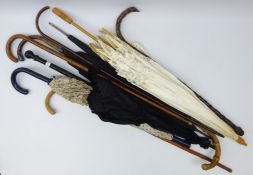 Victorian blackthorn walking stick,