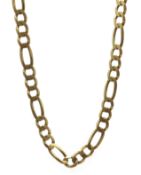 9ct gold chain necklace stamped 375 approx 36.