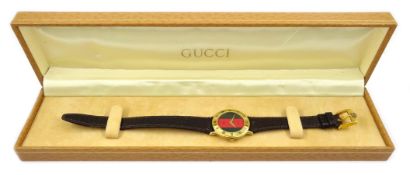 Gucci ladies 3000 L wristwatch boxed Condition Report Dial and glass good,