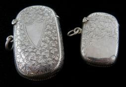 Victorian silver vesta case by Joseph Gloster,