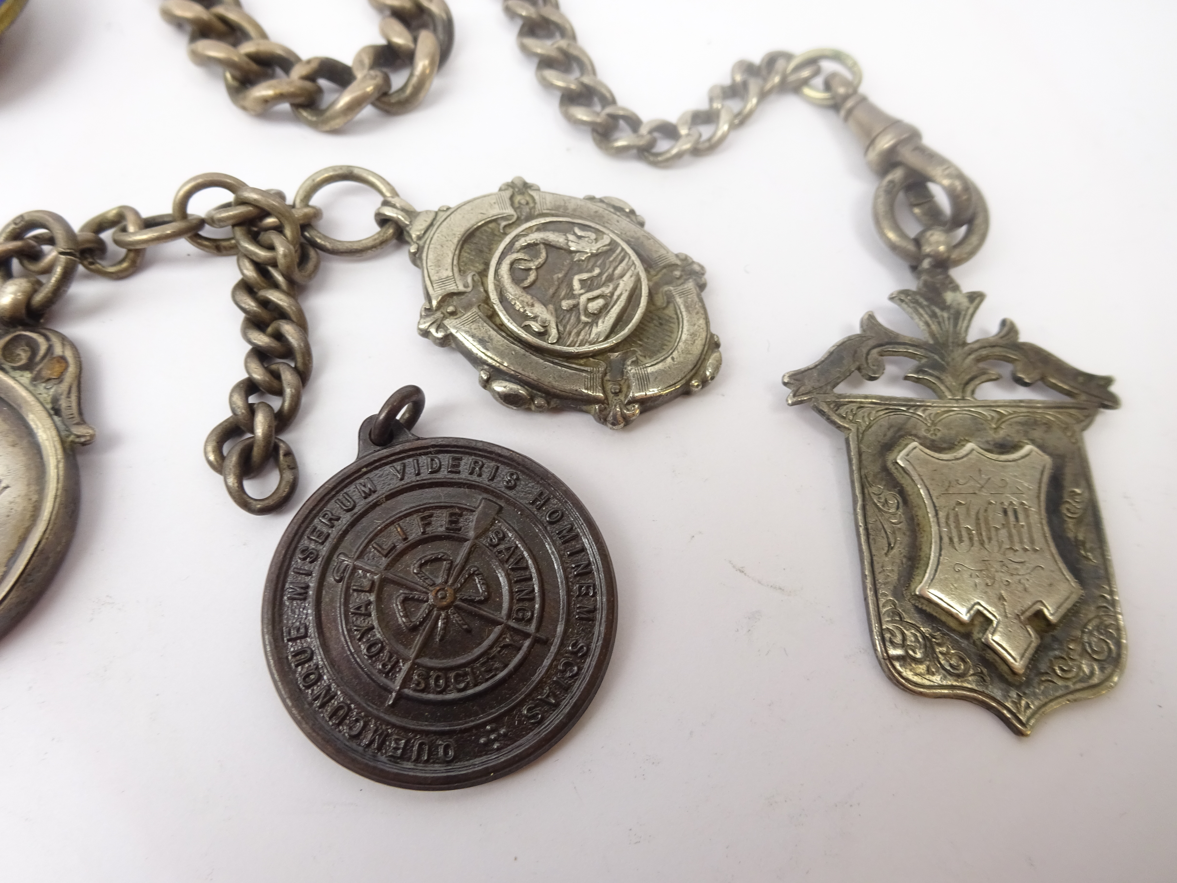Cycling - a Victorian Yorkshire Road Cycling Club silver fob, Geo. - Image 3 of 4