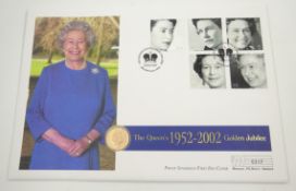 Queen Elizabeth II 2002 gold full sovereign,