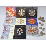 Collection of mostly modern coins including;
