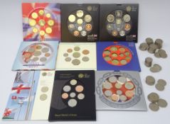 Collection of mostly modern coins including;