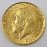 King George V 1913 gold full sovereign Condition Report <a href='//www.