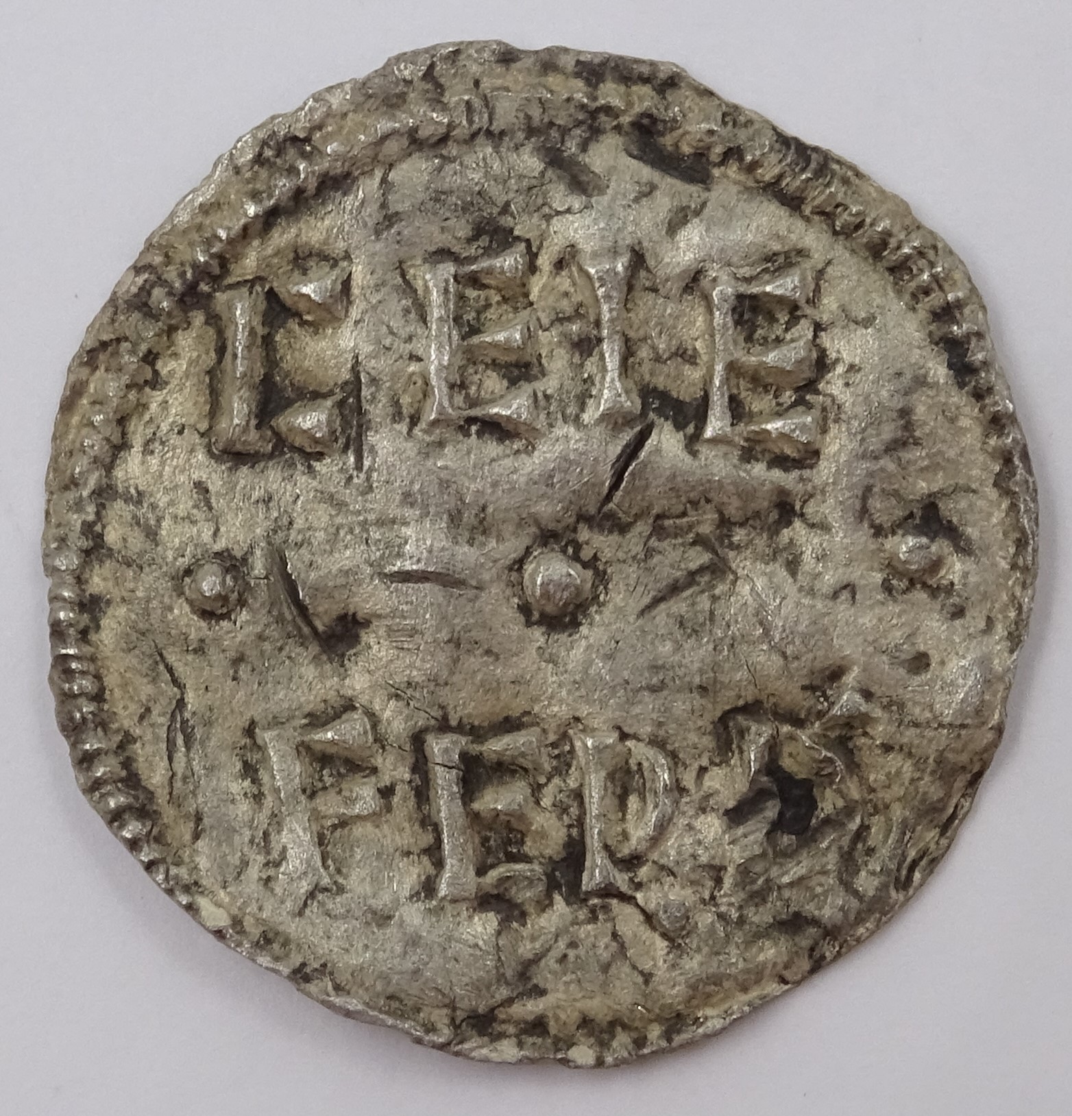 Early Medieval Coin - Silver Viking imitation penny of Alfred the Great dating to the period AD - Image 2 of 6