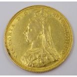 Queen Victoria 1887 gold full sovereign Condition Report <a href='//www.