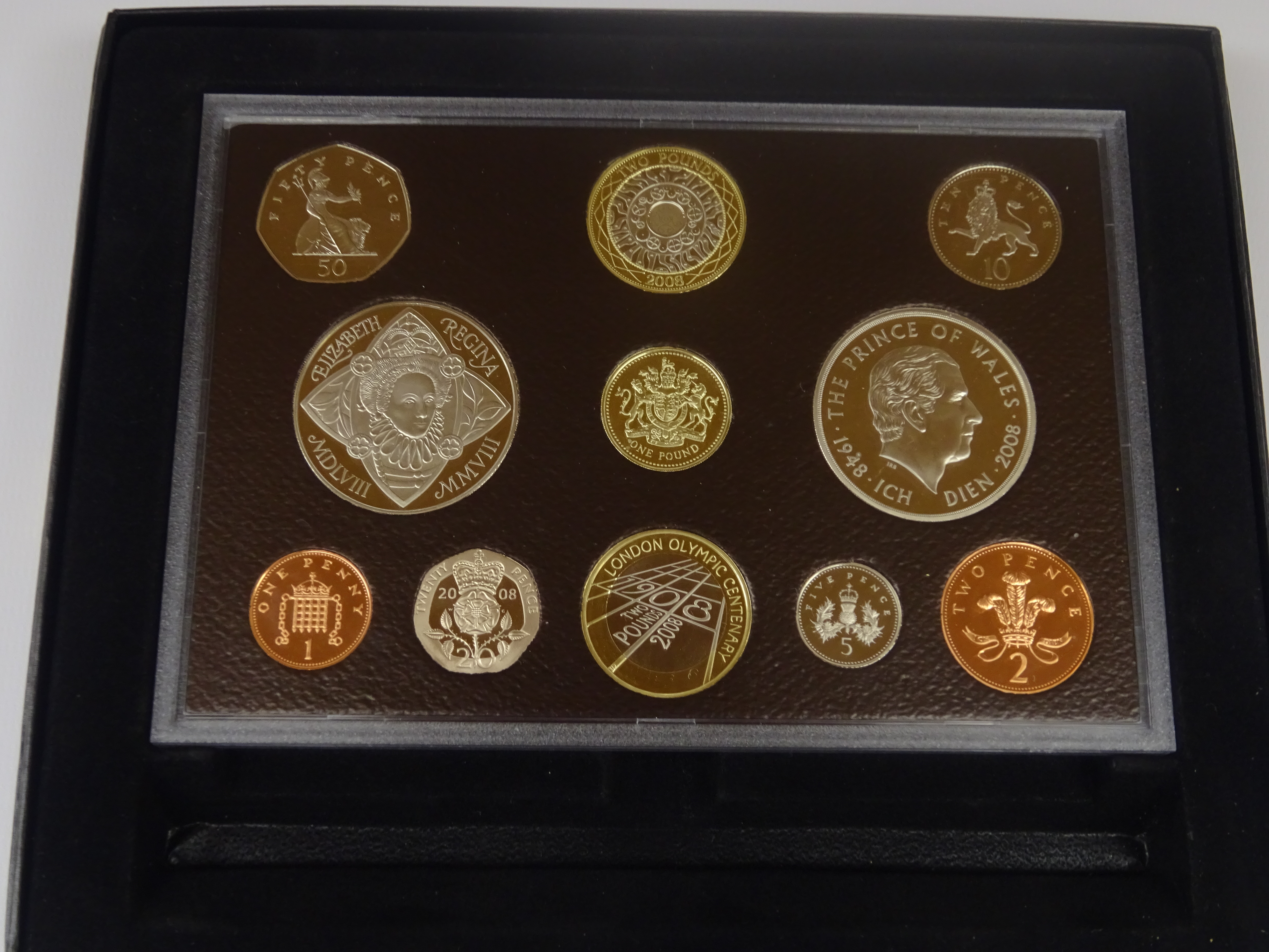 Six Royal Mint United Kingdom proof coin sets; 2000, 2005, 2006, 2007, 2008 and 2010, - Image 3 of 7