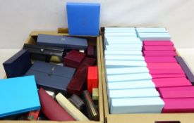 Quantity of jewellery boxes in two boxes Condition Report <a href='//www.