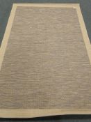 Modern grey and blue ground rug,