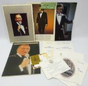 Two 1970s Frank Sinatra Programmes; Royal Festival Hall, London 1978 and Royal Albert Hall, 1977,