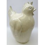 Large terracotta glazed model of a Hen, H52cm Condition Report <a href='//www.