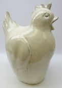 Large terracotta glazed model of a Hen, H52cm Condition Report <a href='//www.