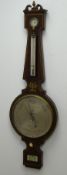 19th century rosewood mercury four dial barometer,