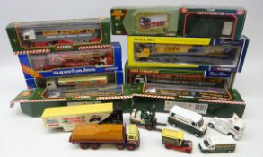 Collection of Corgie diecast commercial vehicles; two Superhaulers, ltd ed.