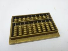 Small Chinese bronze abacus, L9cm Condition Report <a href='//www.