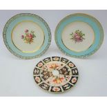 Pair late 18th/ early 19th Sevres French Republic plates,