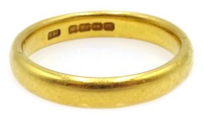 22ct gold wedding ring, Birmingham 1938 Condition Report 4.