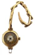 H Samuel 9ct gold wristwatch Chester 1921,
