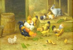 English School (Late 20th century): Farmyard Friends,