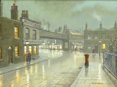 Steven Scholes (Northern British): 'The Star Inn Limehouse London 1958', oil on canvas signed,
