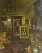 Frederick William Elwell (British 1870-1958): 'A Corner of my Studio Bar House Beverley',